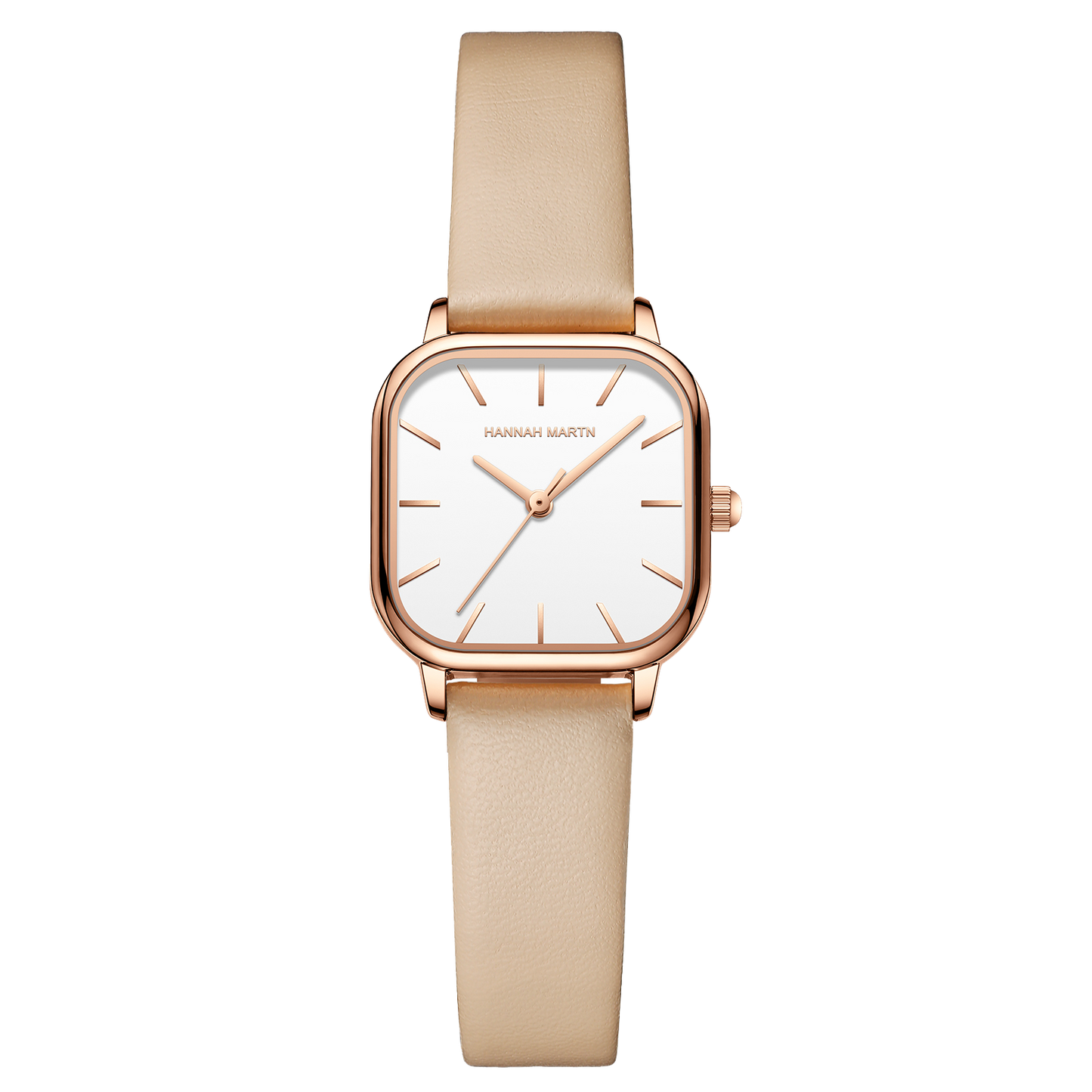 Hannah Martin Squarov Ladies Leather Quartz Watch