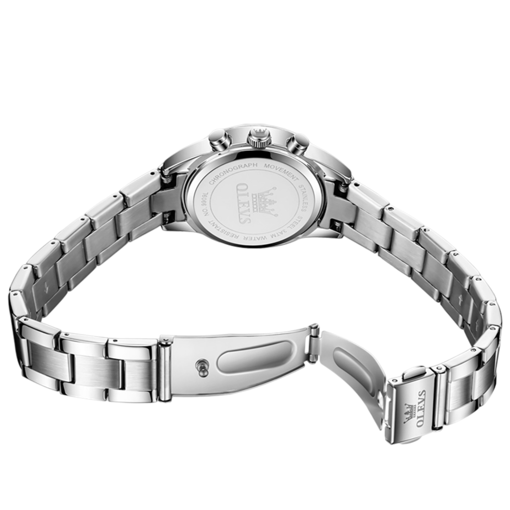 Olevs Eluxe Women Stainless Quartz Watch