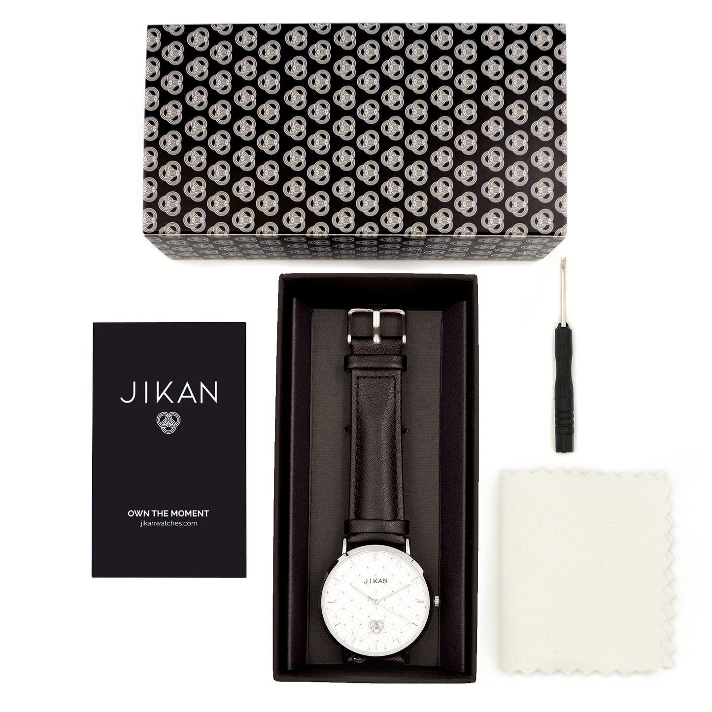 Jikan Sashiko Circle White Black 38