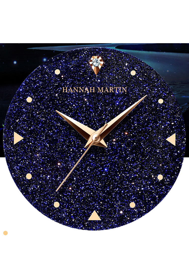 Hannah Martin Galaxious Women Stainless Quartz Watch - Gold