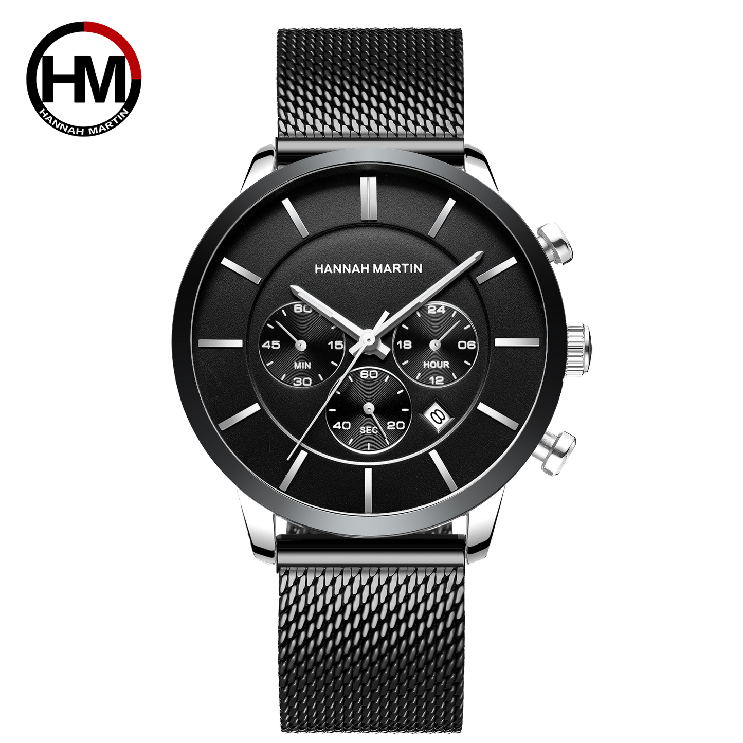 Hannah Martin Retour-II Men Chronograph Watch - Black