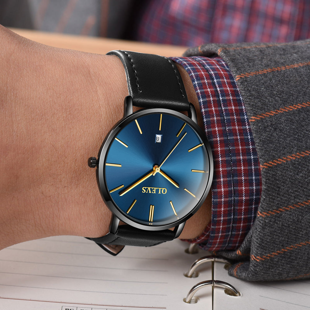 Zephyr 40 Leather Quartz Watch