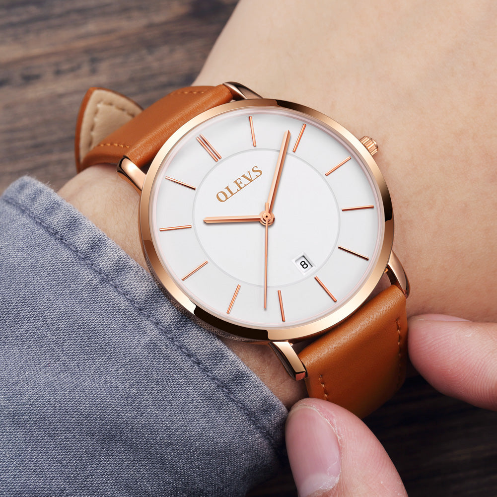 Zephyr 40 Leather Quartz Watch