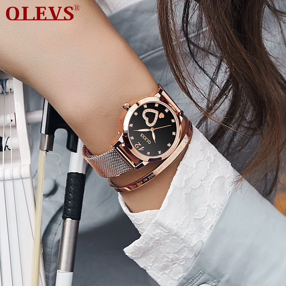 Love, Quartz Watch, Black, Model