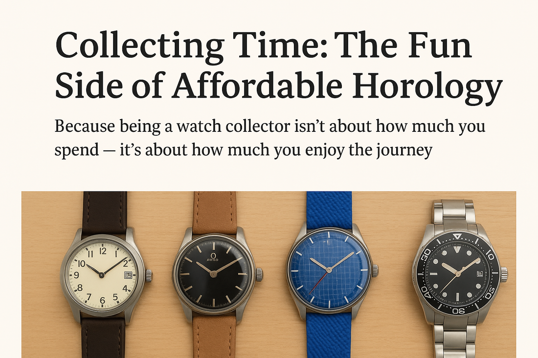 Watch collecting journey — from entry-level timepieces to mechanical classics.