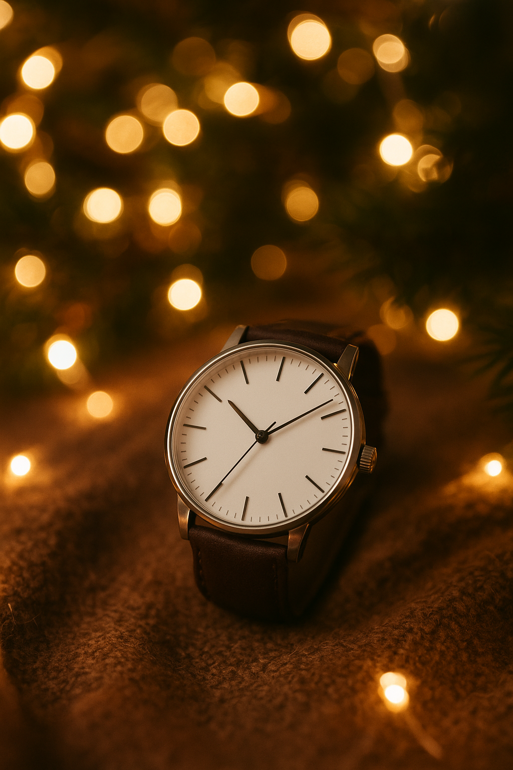 Cozy Christmas moment and time