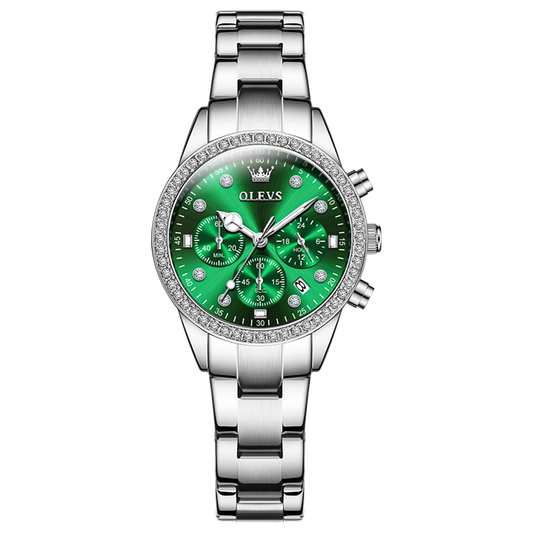 Olevs Eluxe Women Stainless Quartz Watch