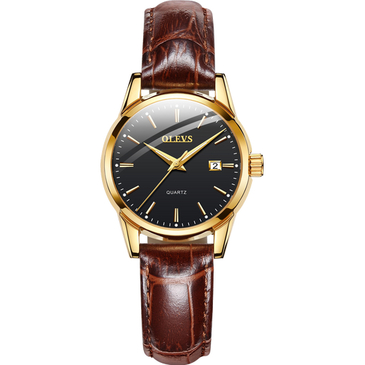 Olevs Classico 29 Leather Women Quartz Watch