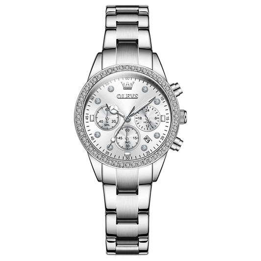 Olevs Eluxe Women Stainless Quartz Watch