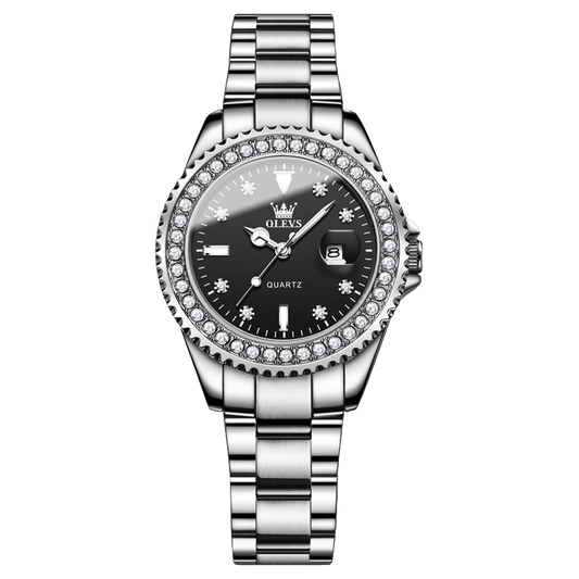 Olevs Crystalina Women Stainless Quartz Watch