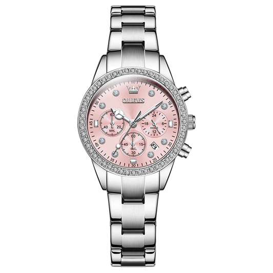 Olevs Eluxe Women Stainless Quartz Watch