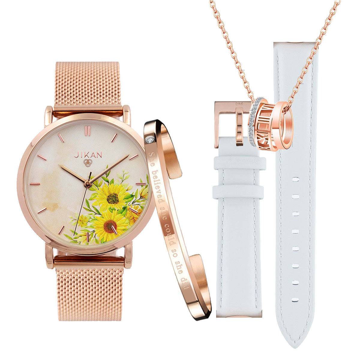 JIKAN HIMAWARI x Hannah Martin Watch Strap & Jewelry Set 