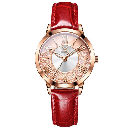 Red, Quartz Watch, Gift Watch