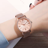 Hannah Martin Crystal Roman Marker Rose Gold
