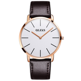Olevs Classic The 40 White and Dark Brown