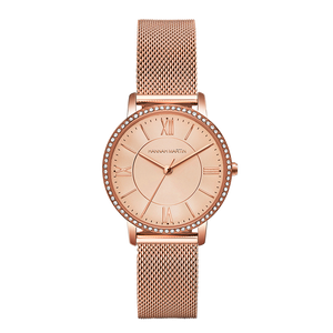 Hannah Martin Crystal Roman Marker Rose Gold