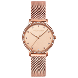 Hannah Martin Crystal Marker Dial Ring Rose Gold