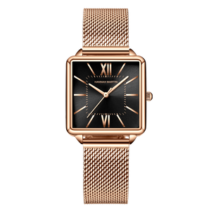 Hannah Martin Cube Women Quartz Watch