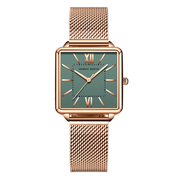 Hannah Martin Cube Women Quartz Watch