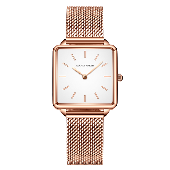 Hannah Martin Cube Women Quartz Watch