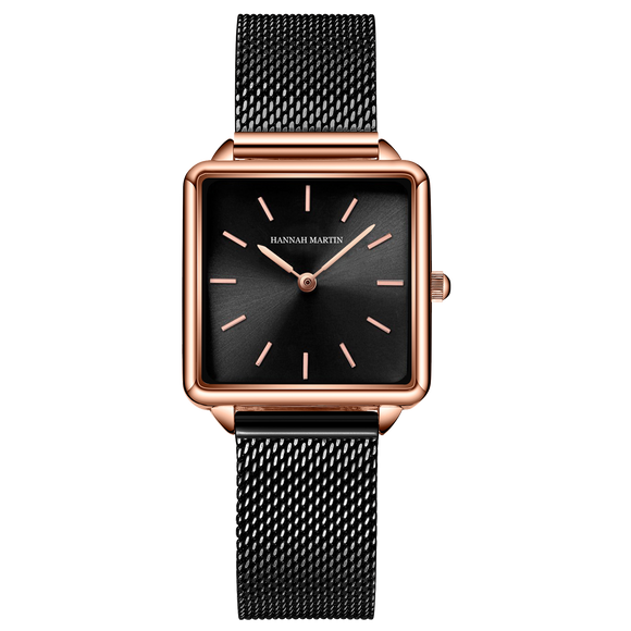 Hannah Martin Cube Women Quartz Watch