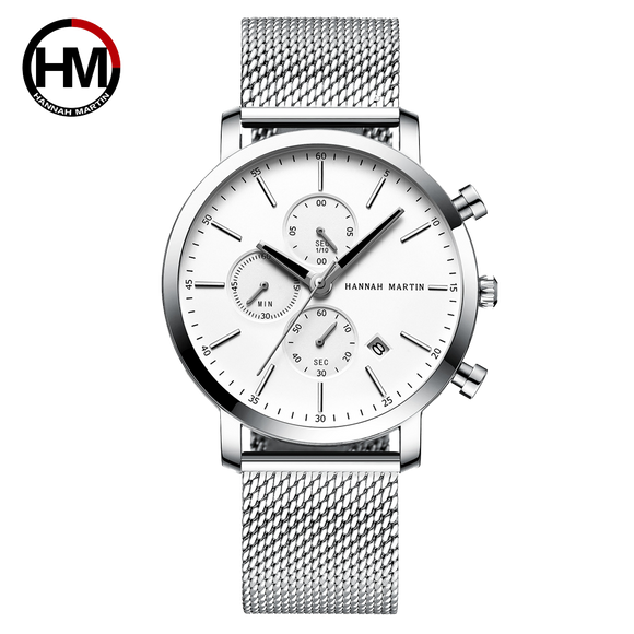 Hannah Martin Envol-I Chronograph Watch - Silver