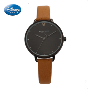 Disney Classic Mickey Character Dial Women Watch - Brown