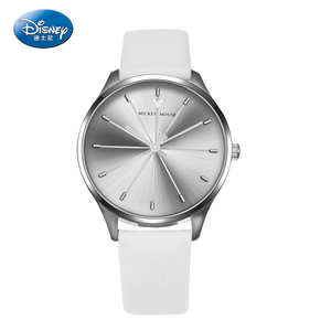 Disney Gold Mickey Character Dial Women Watch - White