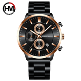 Hannah Martin Retour-I Men Chronograph Watch - Rose Black