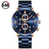 Hannah Martin Retour-I Men Chronograph Watch - Rose Blue