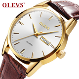 Olevs Classic Leather 39 White & Brown