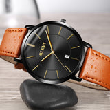 Olevs Ultra Light 40 - BC-Black with Brown Strap