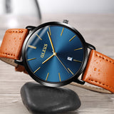 Olevs Ultra Light 40 - BC-Blue with Brown Strap