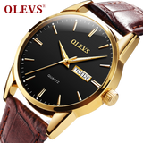 Olevs Classic Leather 39 Black & Brown