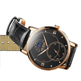 Olevs Tracker Men Leather Quartz Watch
