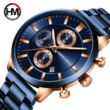 Hannah Martin Retour-I Men Chronograph Watch - Rose Blue
