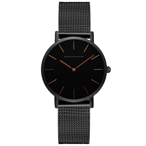 Hannah Martin Hue in Black Men 40 Watches X Lab