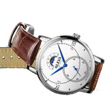 Olevs Tracker Men Leather Quartz Watch