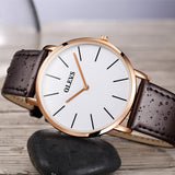 Olevs Classic The 40 White and Dark Brown