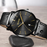 Olevs Ultra Light 40 BC-Black with Black Strap