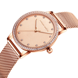 Hannah Martin Crystal Marker Dial Ring Rose Gold