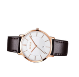 Olevs Ultra Light 33 - GC-White with Brown Strap