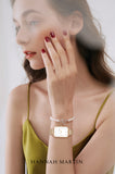 Hannah Martin Squaro Women Quartz Watch
