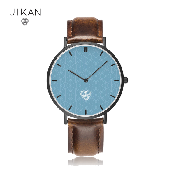 Jikan Windmill Sky Blue - Brown