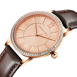 Hannah Martin Crystal Roman Marker Rose Gold