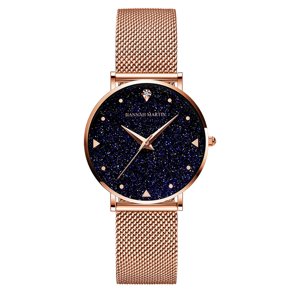 Hannah Martin Classic Crystalline Rose Gold Watches X Lab