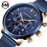 Hannah Martin Retour-II Men Chronograph Watch - Rose Blue