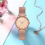 Hannah Martin Crystal Marker Dial Ring Rose Gold